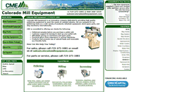 Desktop Screenshot of coloradomillequipment.com